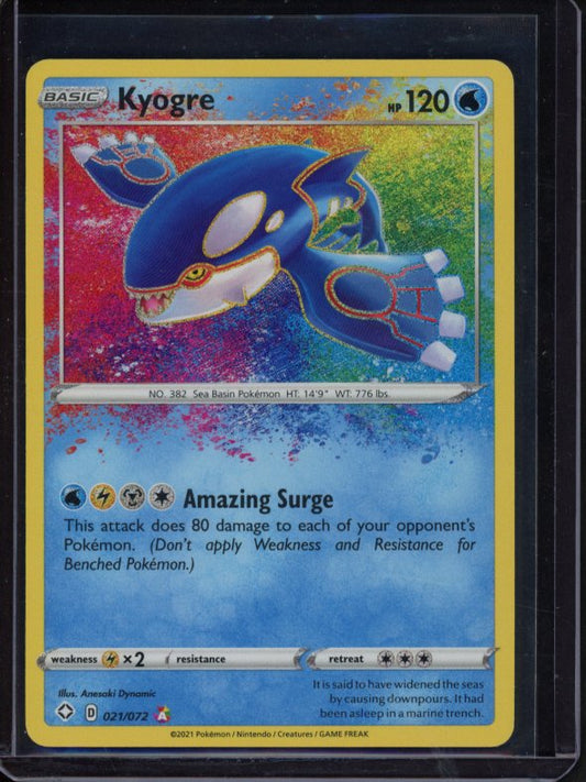 Kyogre 021/072 Raw