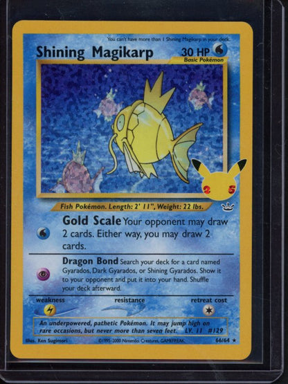 Shining Magikarp 66/64 Raw