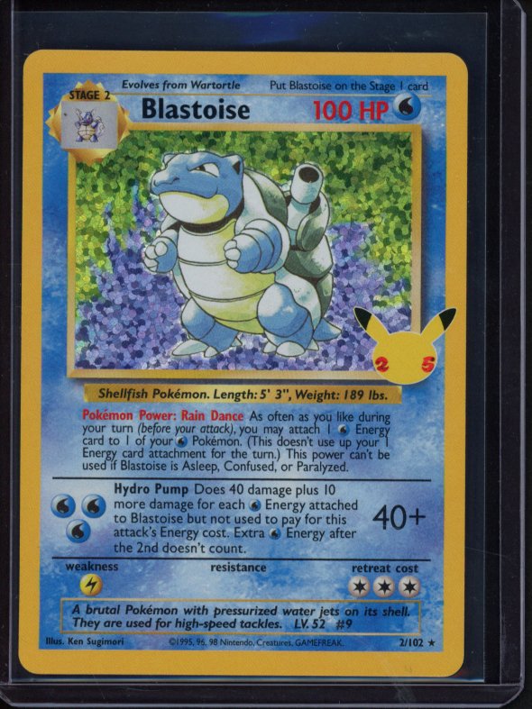 Blastoise 2/102 Raw