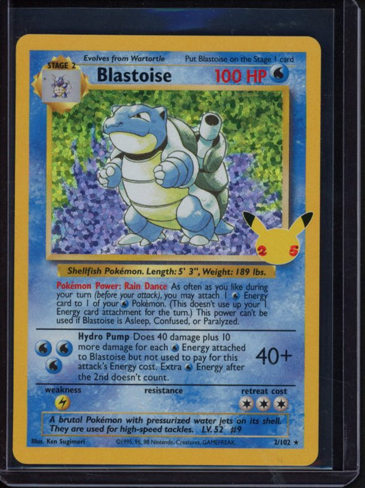 Blastoise 2/102 Raw