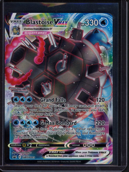 Blastoise Vmax SWSH103 Raw