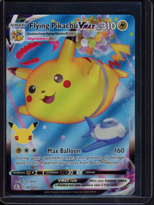 Flying Pikachu Vmax 007/025 Raw