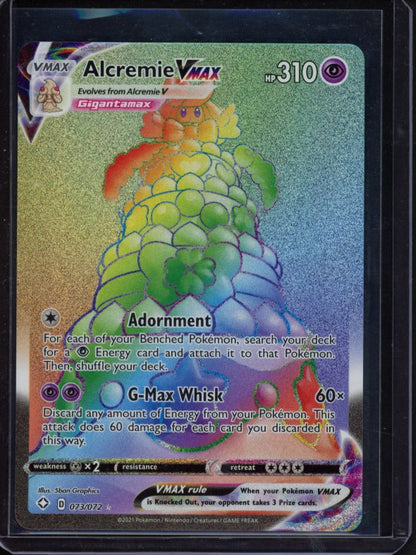 Alcremie Vmax 073/072 Raw