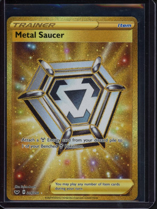 Metal Saucer 214/202 Raw