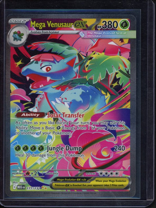 Mega Venusaur Ex 177/132 Raw