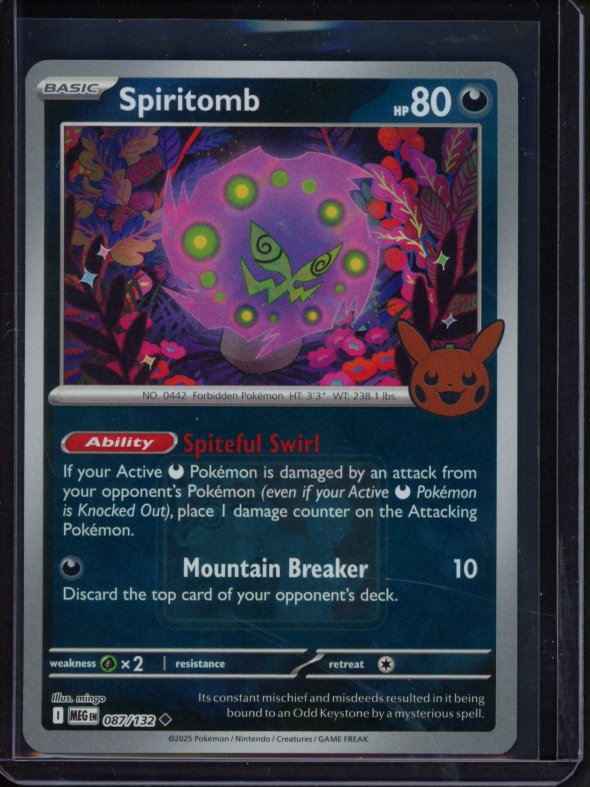 Spiritomb 087/132 Reverse Holo Raw