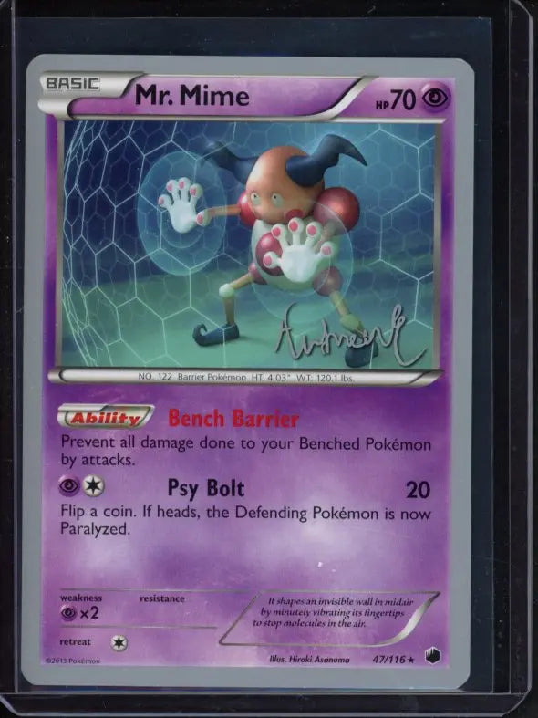 Mr.Mime (Andrew Estrada) 47/116 Raw - RookieLegends