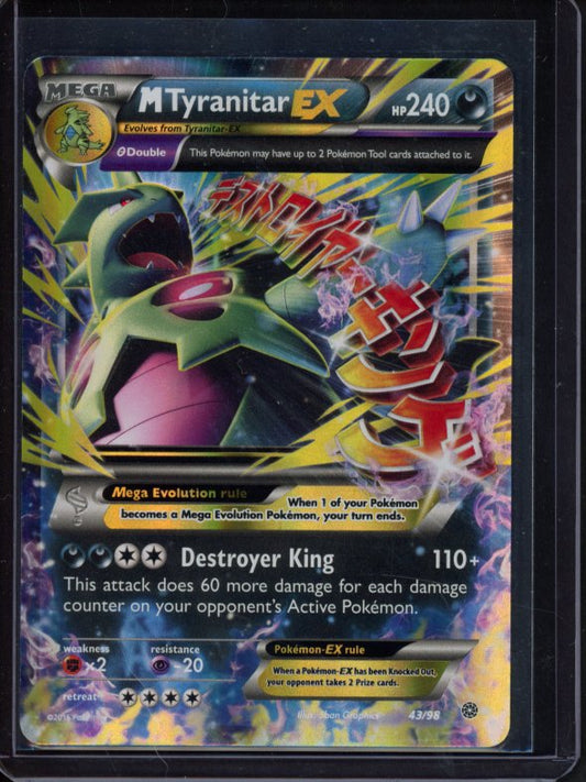 M Tyranitar Ex 43/98 Raw