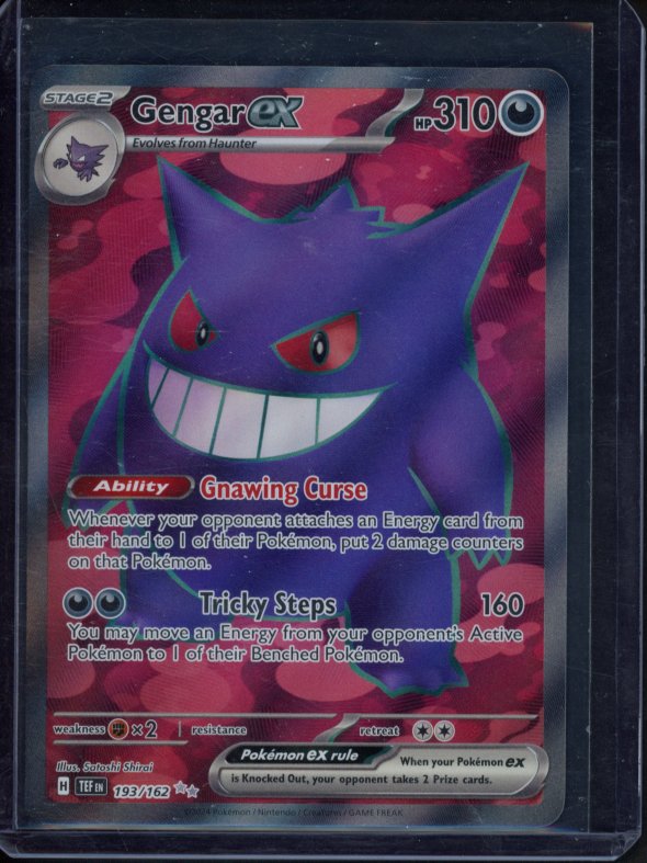 Gengar Ex 193/162 Raw
