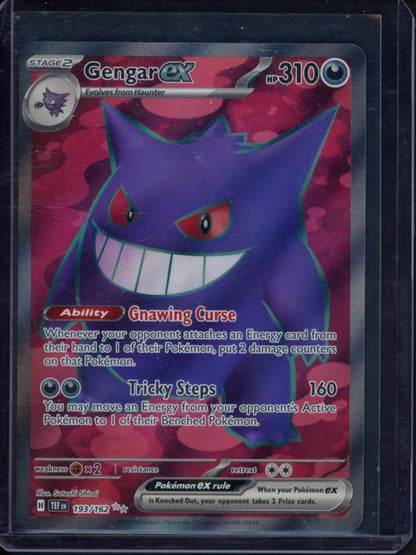Gengar Ex 193/162 Raw