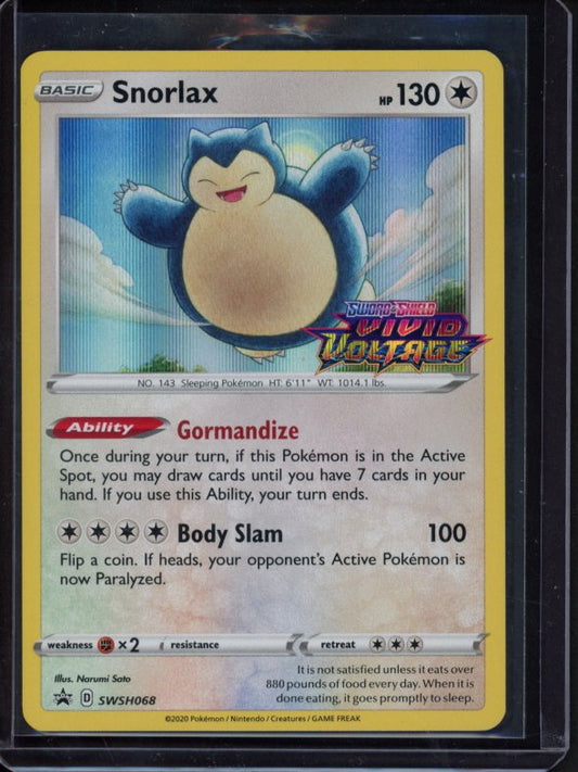 Snorlax SWSH068 Raw