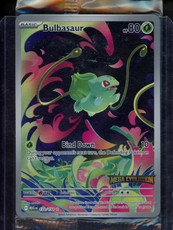 Bulbasaur 133/132 Sleeved Promo Raw