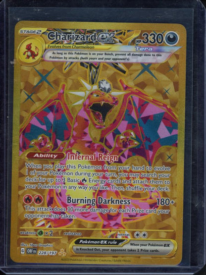 Charizard Ex 228/197 Raw
