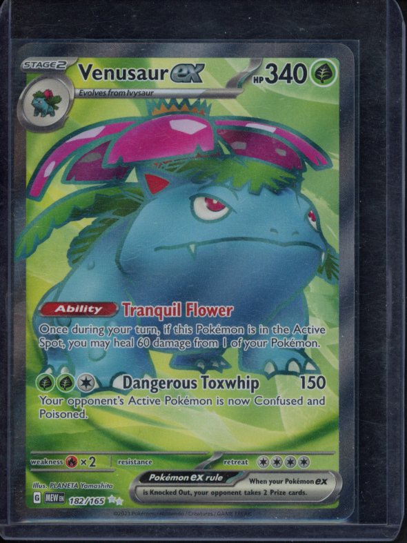 Venusaur Ex 182/165 Raw