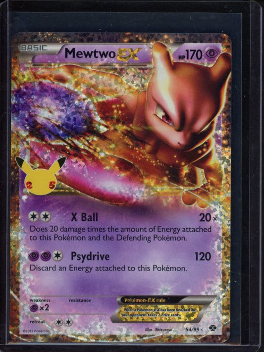 Mewtwo Ex 54/99 Raw