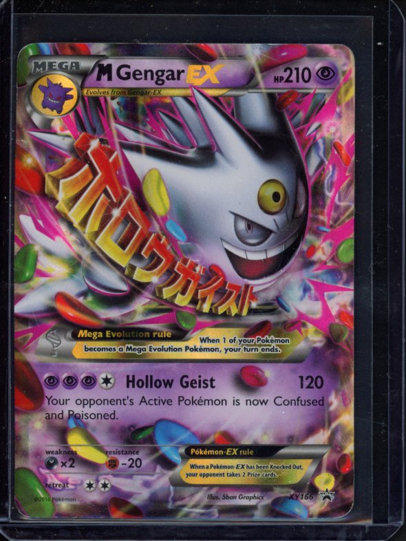 M Gengar Ex XY166 Raw
