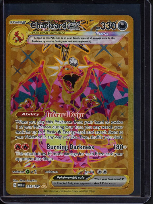Charizard Ex 228/197 Raw