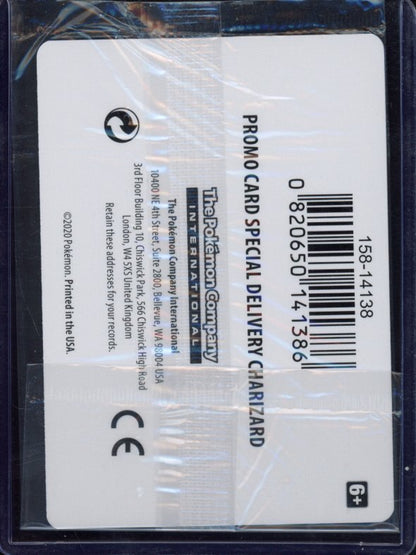 Special Delivery Charizard SWSH075 Sealed Promo Raw