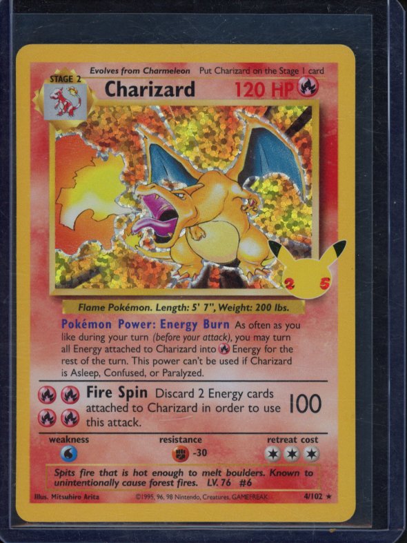 Charizard 4/102 Raw