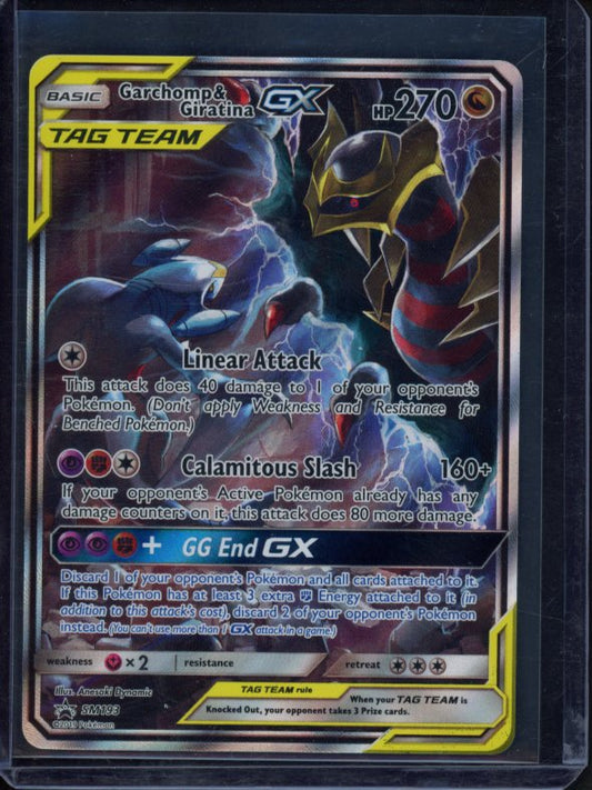Garchomp & Giratina Gx SM193 Raw