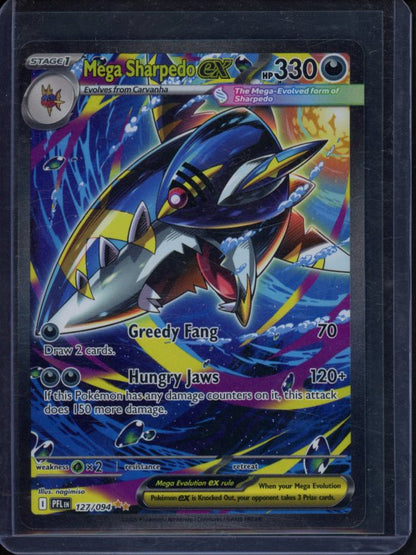 Mega Sharpedo Ex 127/094 Raw