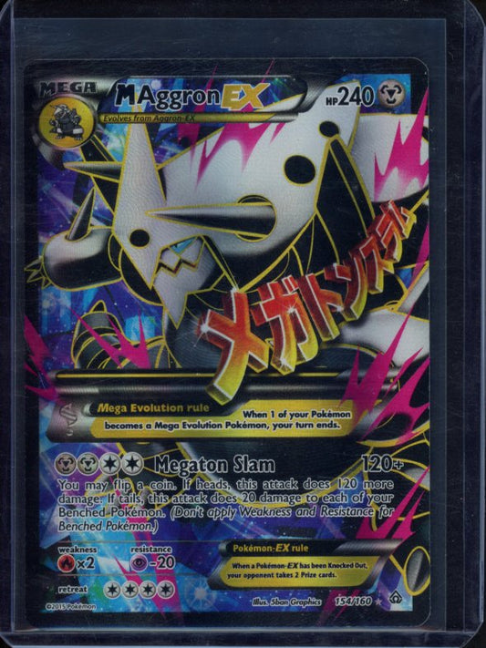 M Aggron Ex 154/160 Raw