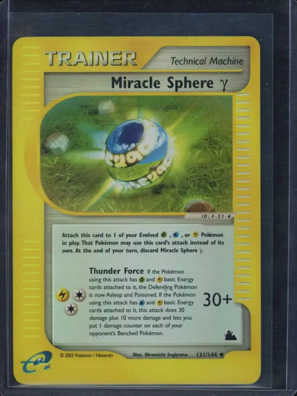 Miracle Sphere 131/144 Reverse Holo Raw - RookieLegends