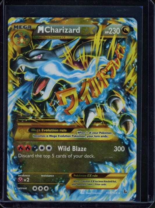 M Charizard Ex 108/106 Raw