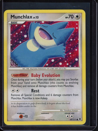Munchlax LV.13 69/111 Raw