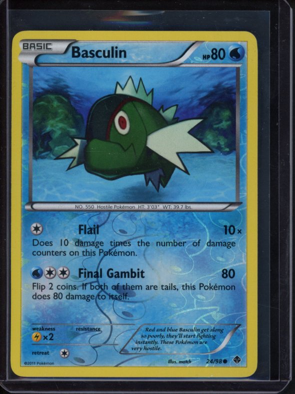 Basculin 24/98 Reverse Holo Raw