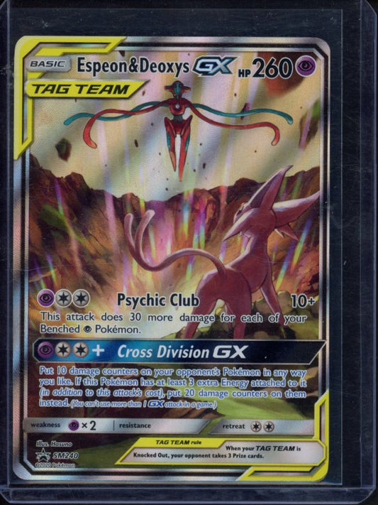 Espeon & Deoxys Gx SM240 Raw
