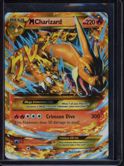M Charizard Ex 107/106 Raw