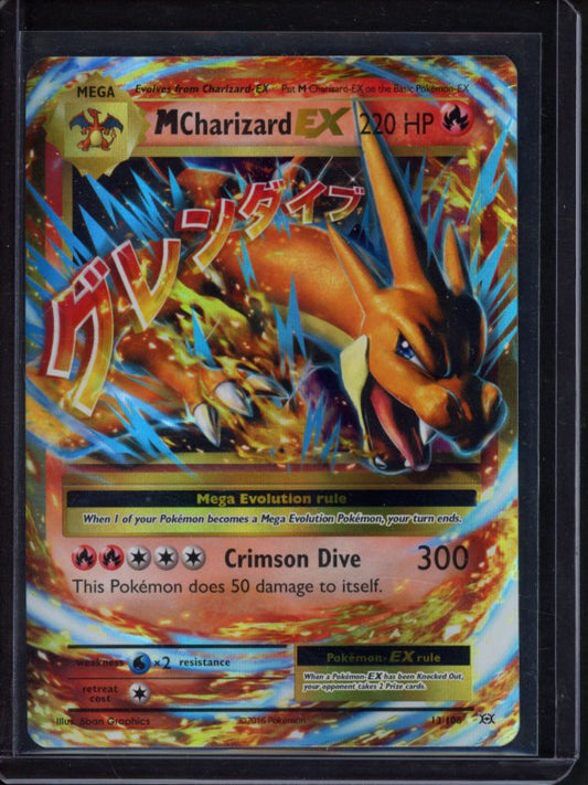 M Charizard Ex 13/106 Raw