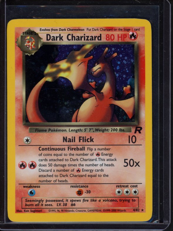 Dark Charizard 4/82 Raw