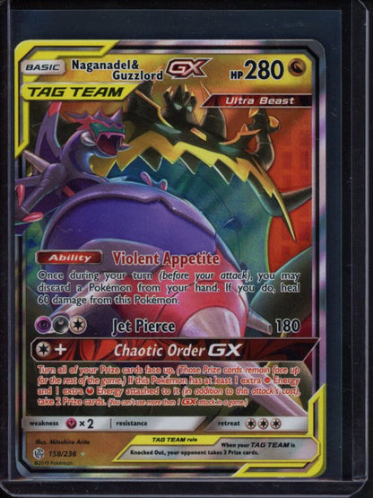 Naganadel & Guzzlord Gx 158/236 Raw