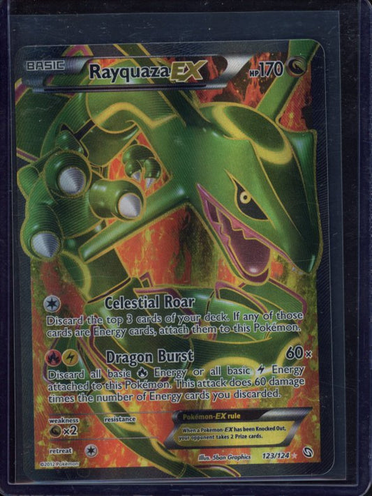 Rayquaza Ex 123/124 Raw