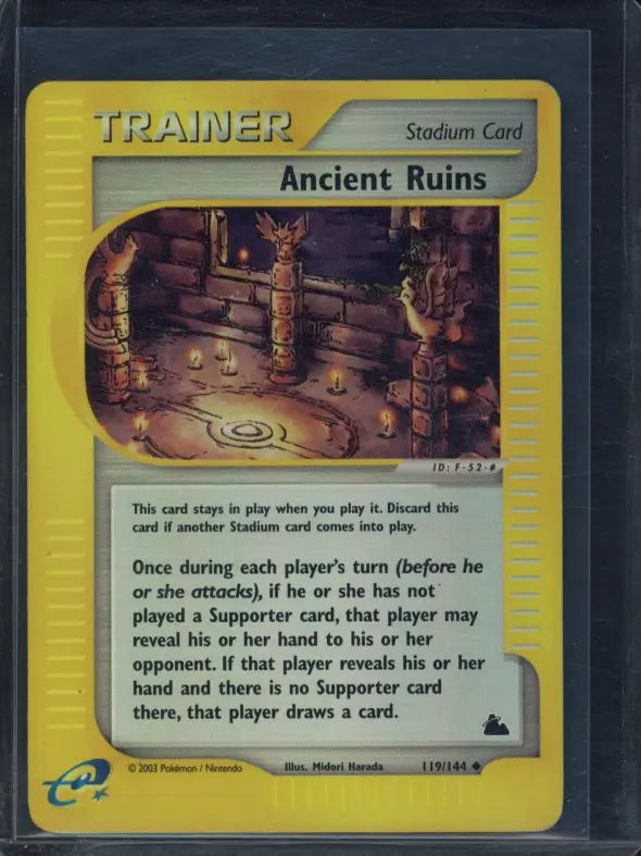 Ancient Ruins 119/144 Reverse Holo Raw - RookieLegends