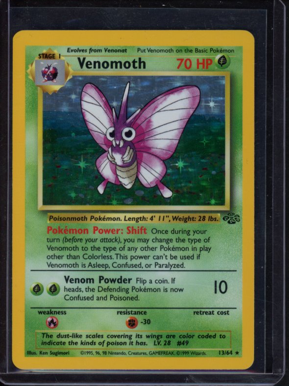 Venomoth 13/64 Raw