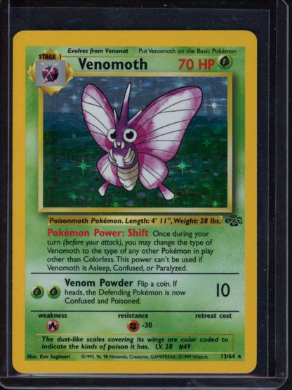 Venomoth 13/64 Raw