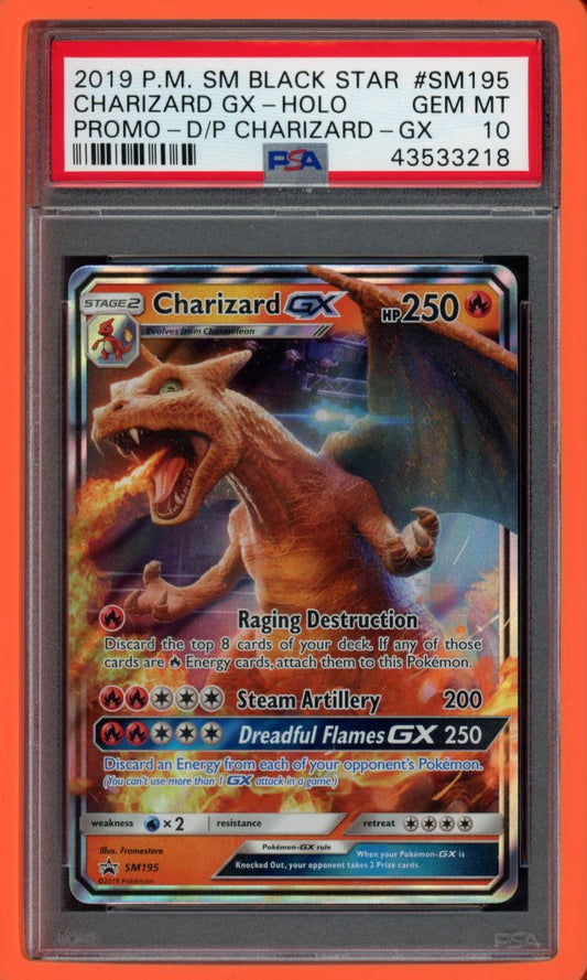 Charizard Gx SM195 PSA 10