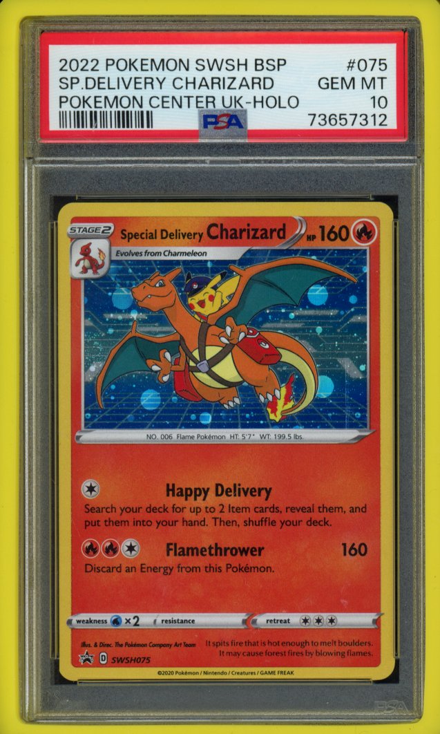 Special Delivery Charizard SWSH075 PSA 10