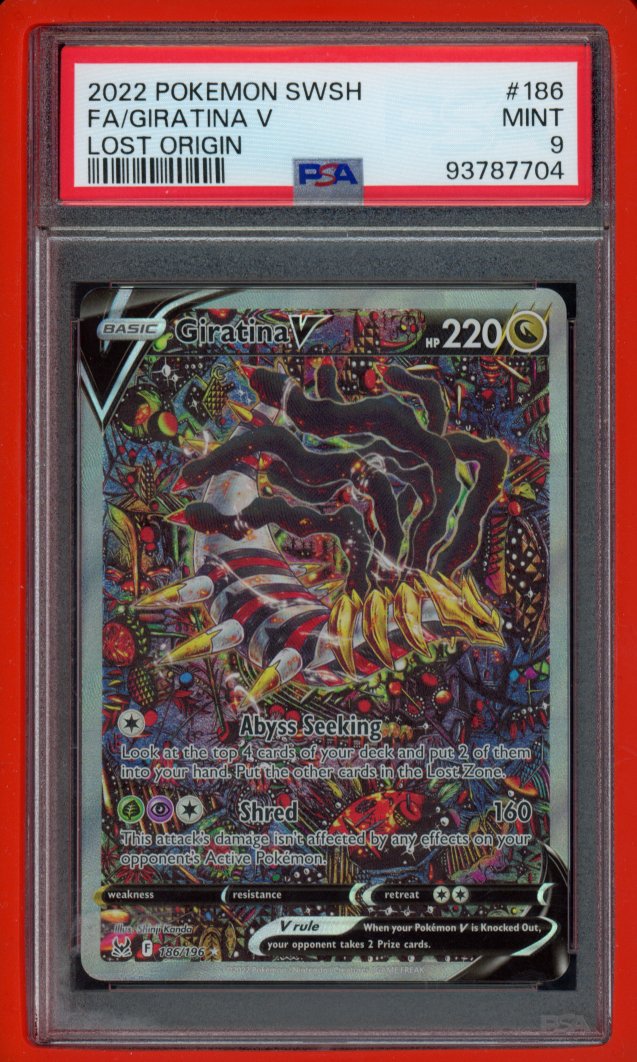 Giratina V 186/196 PSA 9