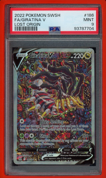 Giratina V 186/196 PSA 9