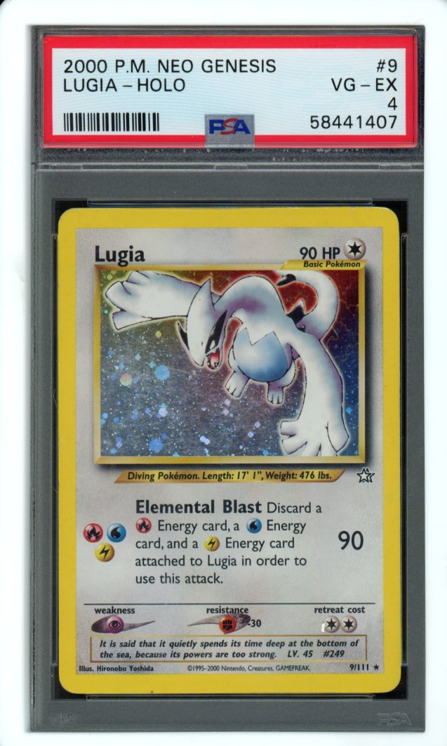 Lugia 9/111 PSA 4