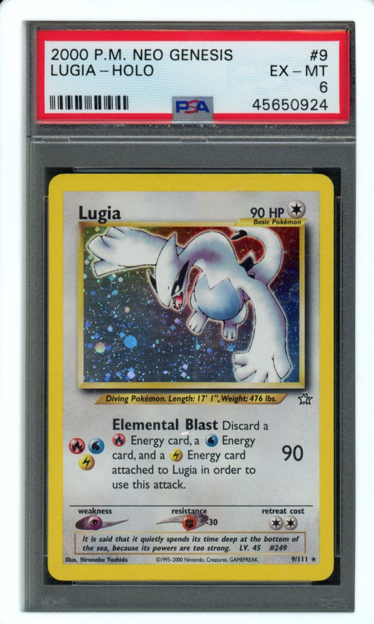 Lugia 9/111 PSA 6