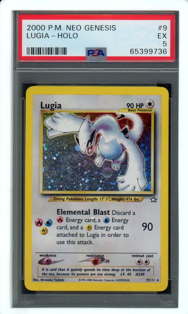 Lugia 9/111 PSA 5