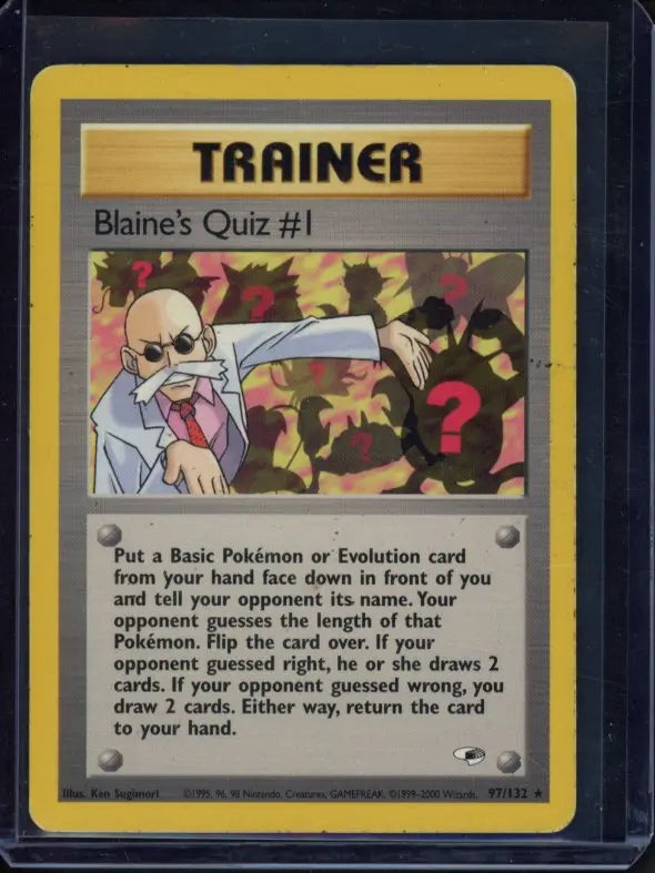Blaine's Quiz 1 97/132 Raw - RookieLegends