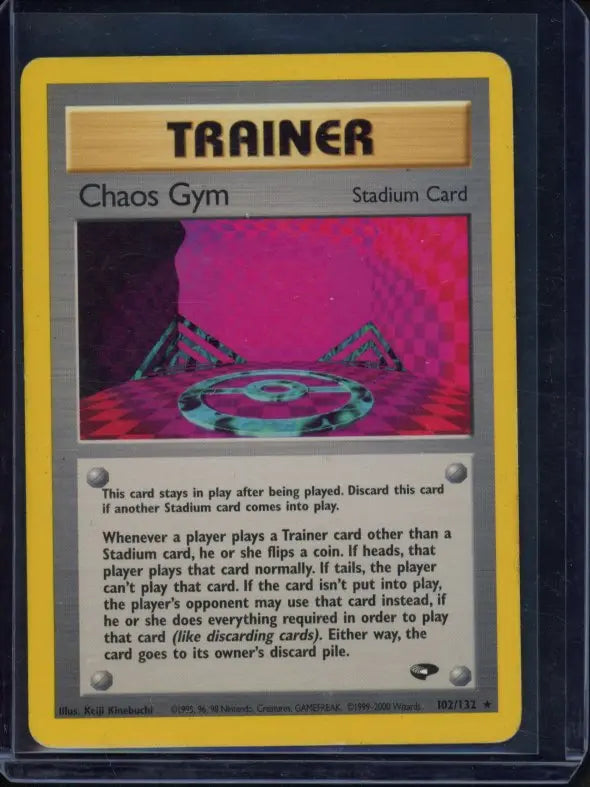 Chaos Gym 102/132 Raw - RookieLegends