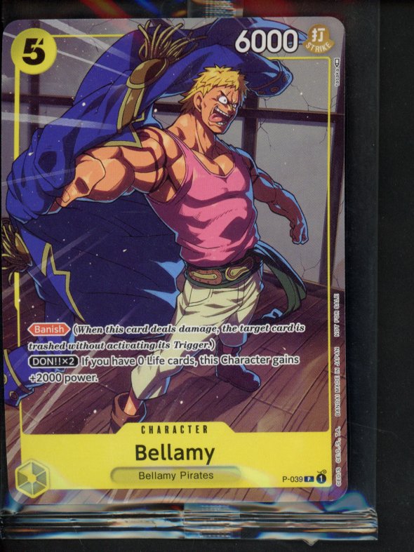 Bellamy (Pirate Party Vol.4) P-039 Sleeved Promo