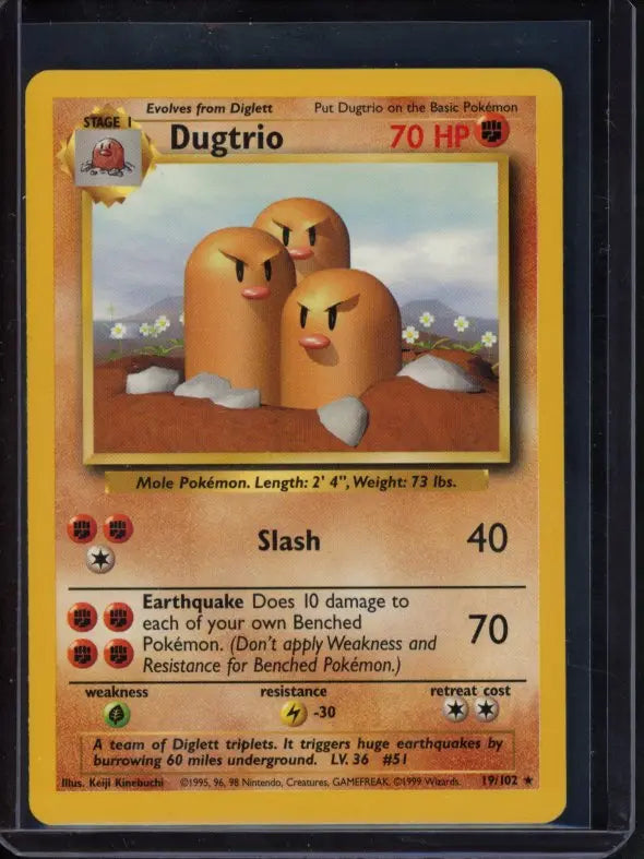 Dugtrio 19/102 Raw - RookieLegends